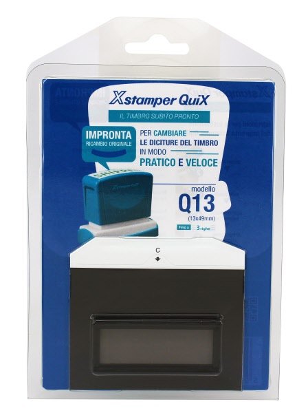 Impronta ed etichetta XStamper - Timbro Q13