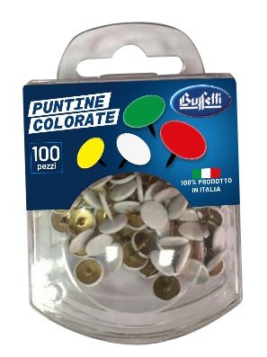 Puntine colorate - 10 mm - colori assortiti