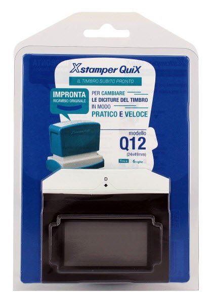 Impronta ed etichetta XStamper - Timbro Q12