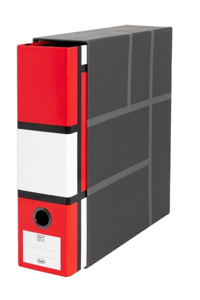 Raccoglitore Art - Formato Commerciale - Dorso 8 cm - rosso
