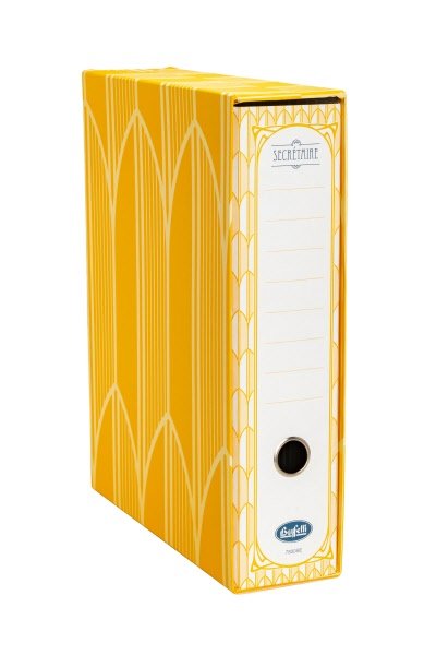 Raccoglitore Secretaire - Formato Protocollo - Dorso 8 cm - Giallo