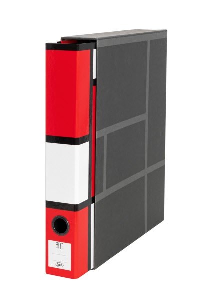 Raccoglitore Art - Formato Protocollo - Dorso 5 cm - rosso