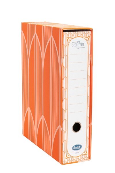 Raccoglitore Secretaire - Formato Protocollo - Dorso 8 cm - Arancio