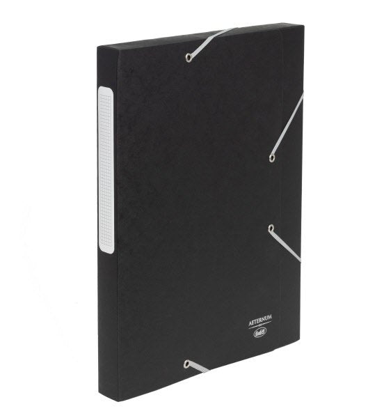 Scatola progetti con elastico angolare Aeternum - dorso 3 cm - 33x25 cm - nero