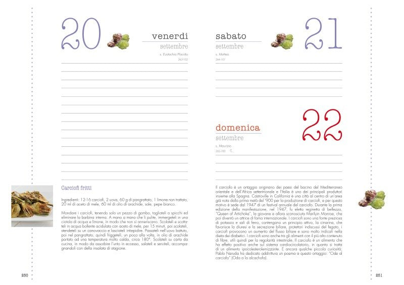 Agenda giornaliera 12 mesi - 2026 - 14,5x20,5 cm -  interno fisso - fantasia
