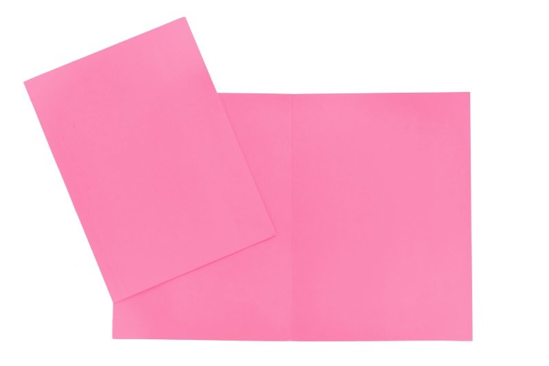 Cartelline semplici Arcobaleno - cartoncino - 190 g/mq - 34,5x24,5 cm-  fucsia- conf. 20 pz