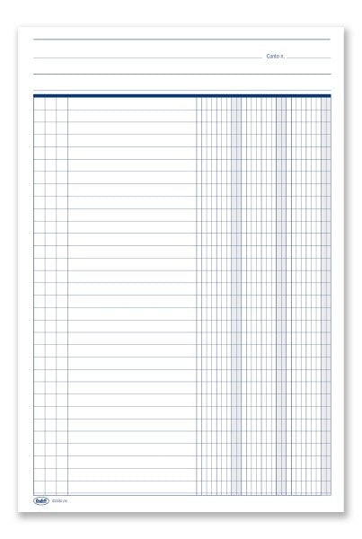 Scheda a 3 colonne (4 fori per archiviazione) - 90 gr. - 29,7x21 cm