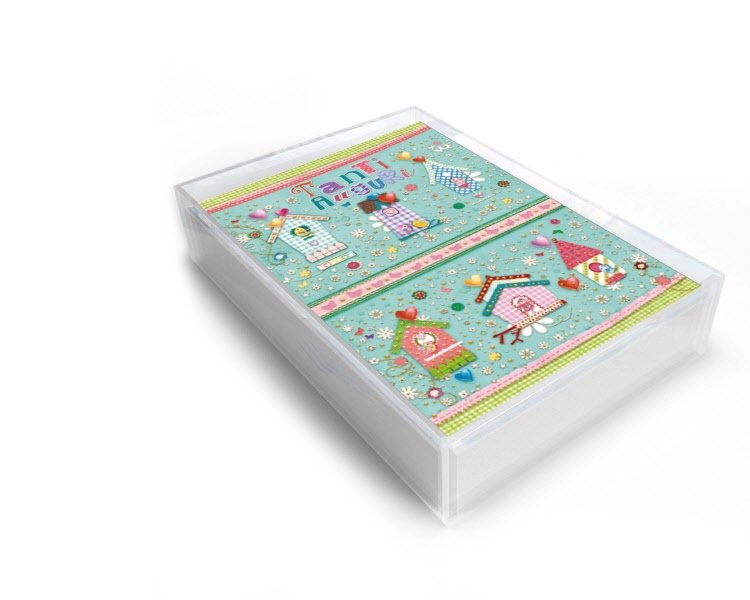 Biglietti assortiti 12x18 TANTI AUGURI conf. da 12 pz