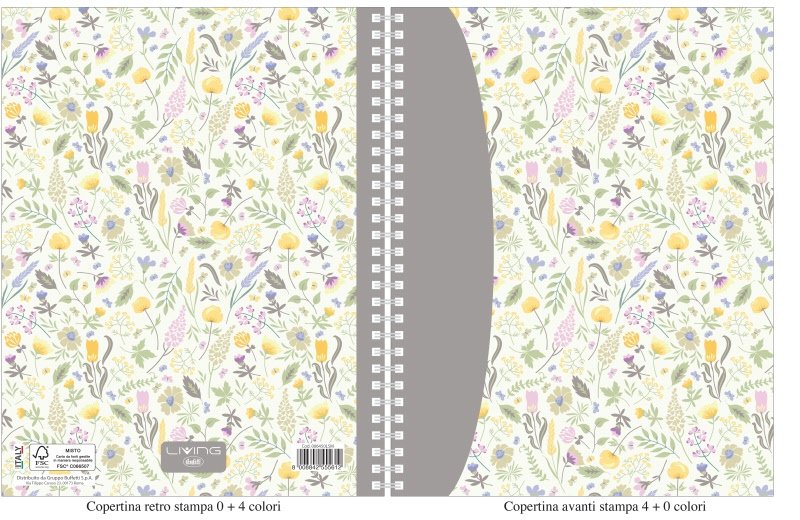 Blocchi A4 con spirale - linea Living