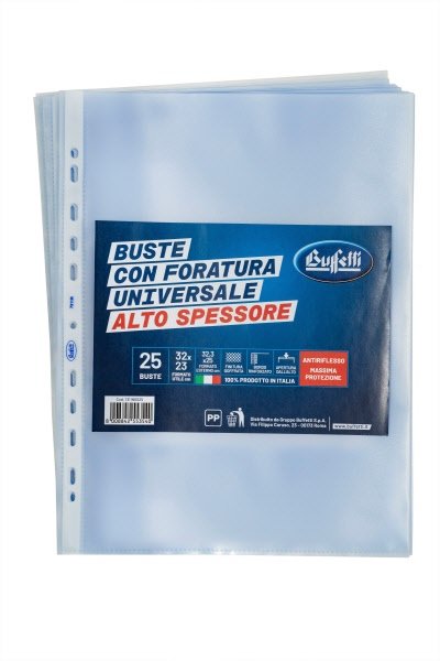 Buste a foratura universale finitura goffrata Quality