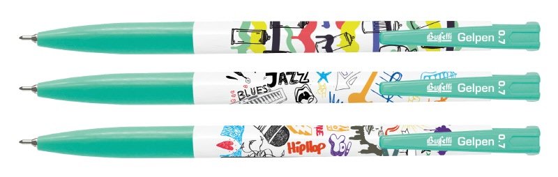 Smooth Pen a scatto Graffiti - colore blu