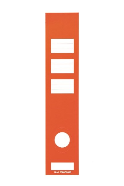 Etichette adesive universali raccoglitori - Dorso 8 cm - rosso