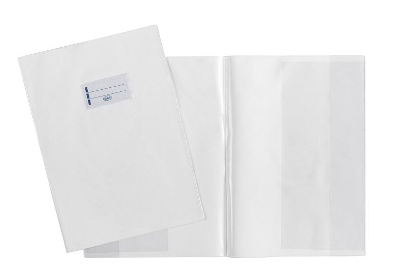 Copertine per quaderni in PVC laccato - 30x21 cm - Spessore extra da 250 my - bianco