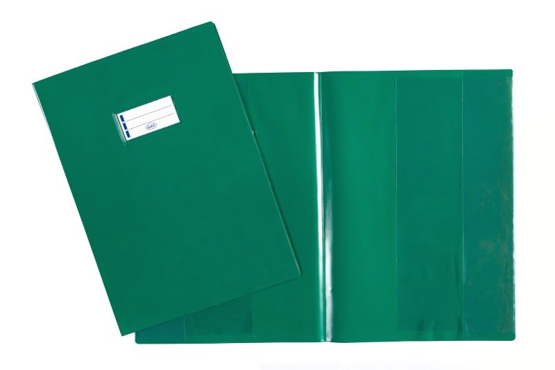 Copertina per quaderni - PVC laccato - 30x21 cm - Spessore extra - verde