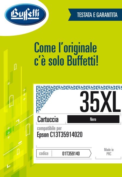 Epson Cartuccia ink jet - Compatibile 35XL T3591 - Nero - 2.600 pag