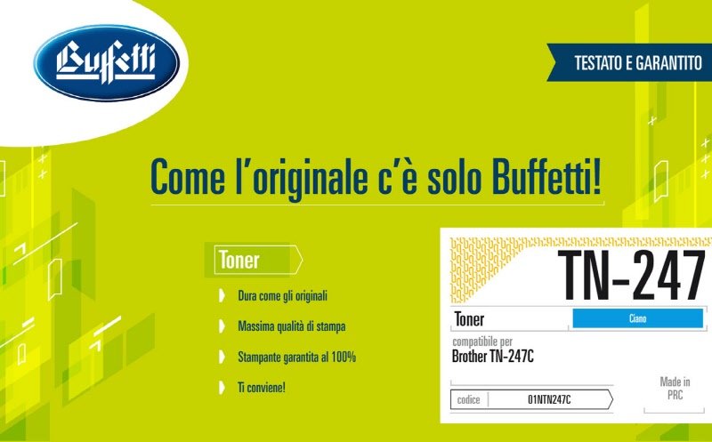 Brother Toner - Compatibile TN-247C - Ciano - 2.300 pag