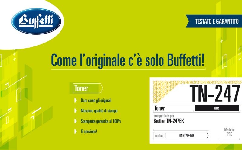 Brother Toner - Compatibile TN-247BK - Nero - 3.000 pag