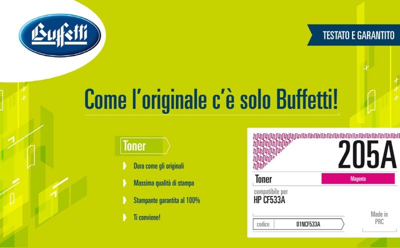Toner HP - Compatibile 205A CF533A - Magenta - 900 pag