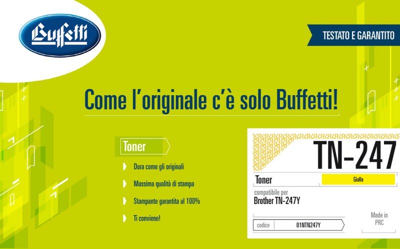 Brother Toner - Compatibile TN-247Y - Giallo - 2.300 pag