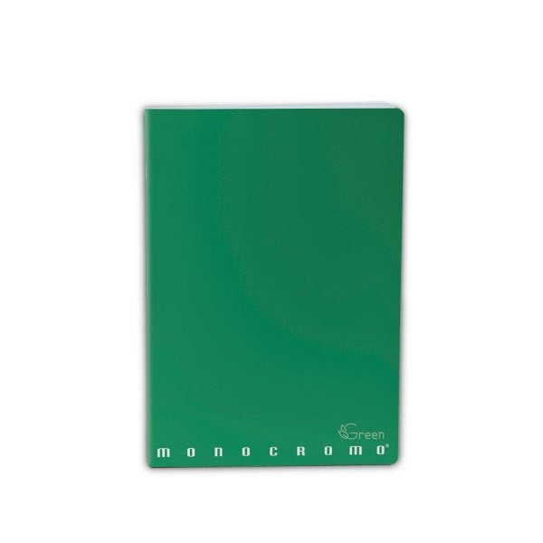 Maxiquaderno Monocromo Green - Rigatura C - Righe 4a e 5a elementare - 80 g - carta riciclata - A4 - copertine assortite