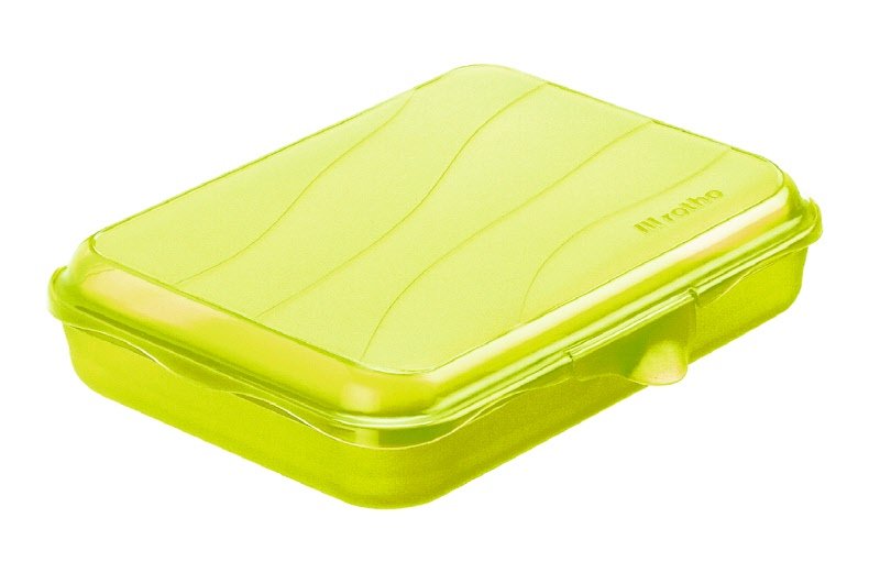 Contenitore con coperchio integrato - Fun Box 0,75L - verde lime