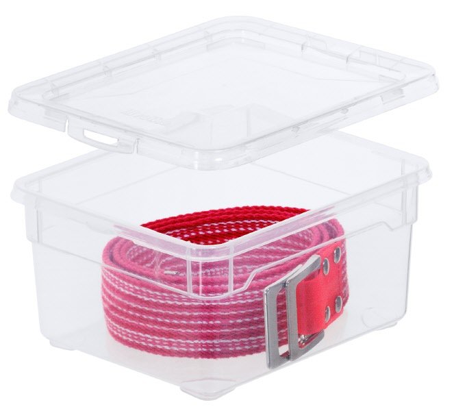 Scatola  Clearbox 2L - Porta minuteria - bianco