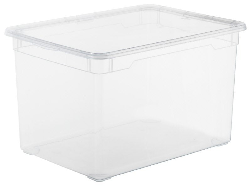 Scatola Clearbox 46L - per giocattoli e abbigliamento - bianco