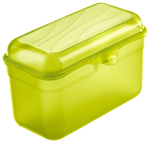 Contenitore con coperchio integrato - Fun Box 1,75L - verde lime