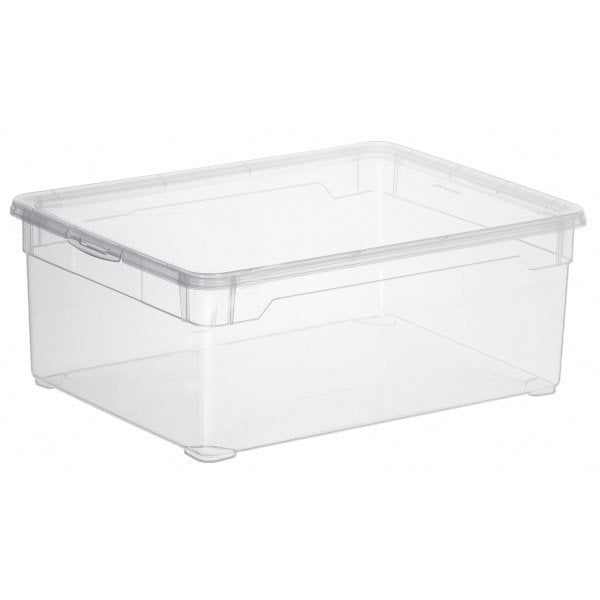 Scatola Clearbox 10L - per scarpe - bianco