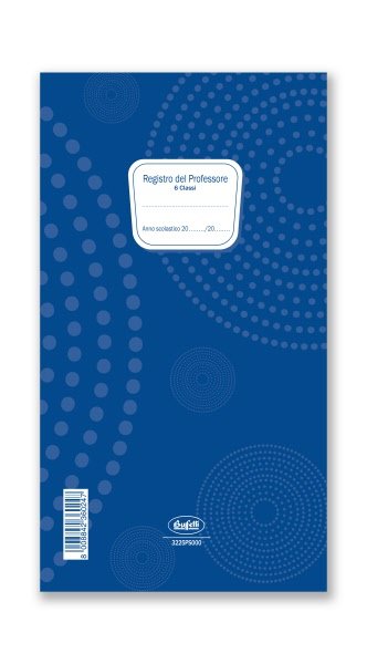 Registro del professore a 3 classi - 36 pagine - 31x17 cm