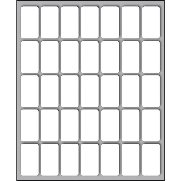 Etichette adesive permanenti multifunzione TAK-TO - 27 x 15 mm - Fogli DIN A5 - 350 etichette