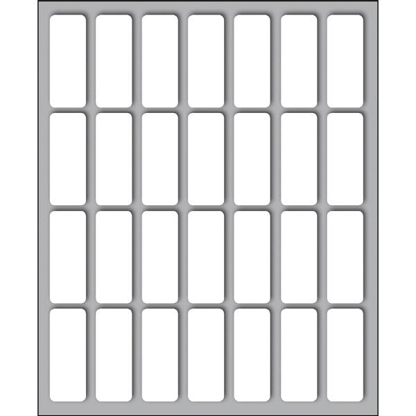Etichette adesive permanenti multifunzione TAK-TO - 34 x 14 mm - Fogli DIN A5 - 10 etichette