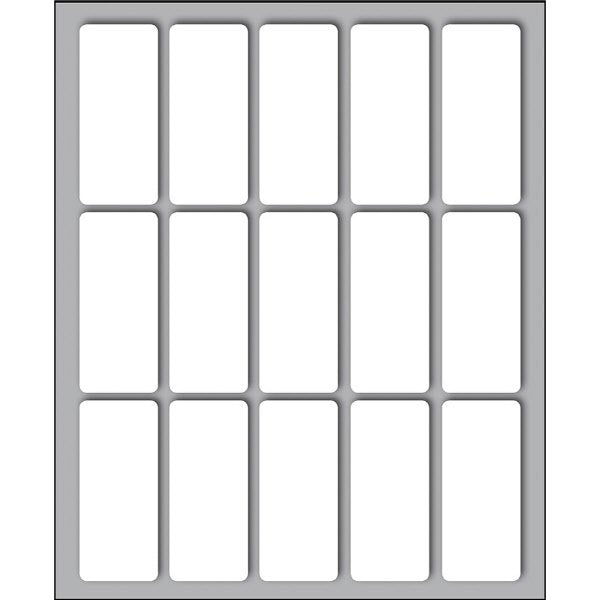 Etichette adesive permanenti multifunzione TAK-TO - 46 x 20 mm - Fogli DIN A5 - 150 etichette
