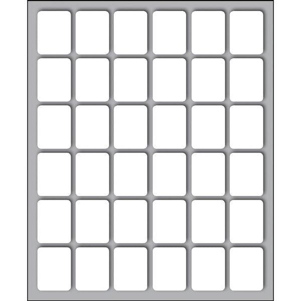 Etichette adesive permanenti multifunzione TAK-TO - 22 x 17 mm - Fogli DIN A5 - 10 etichette