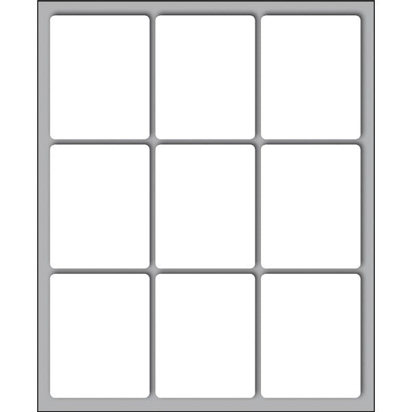 Etichette adesive permanenti multifunzione TAK-TO - 46 x 37 mm - Fogli DIN A5 - 10 etichette