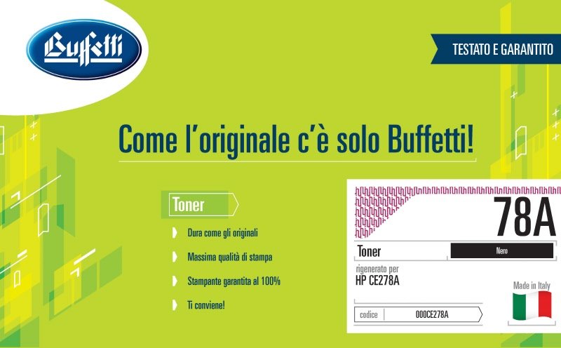 Toner HP - Compatibile Rigenerato 78A CE278A - Nero - 2.100 pag