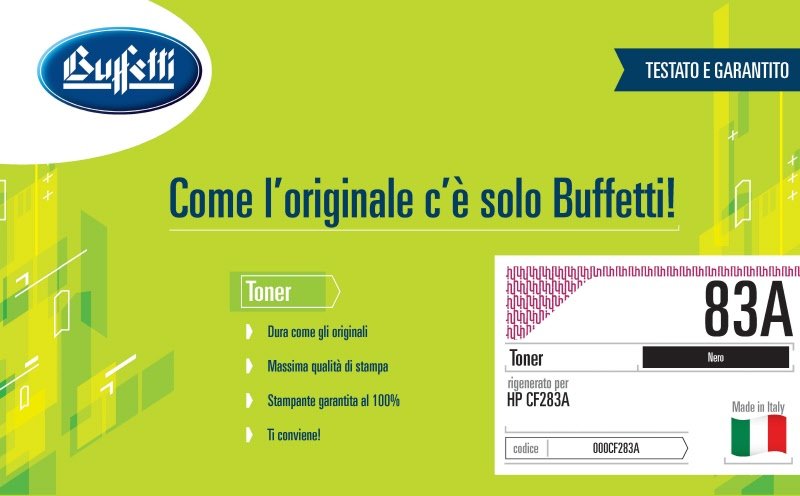 Toner HP - Compatibile Rigenerato 83A CF283A - Nero - 1.500 pag