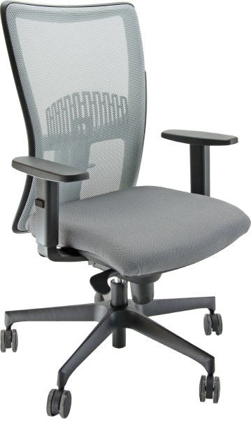 Sedia operativa Air Synchro Plus - braccioli inclusi - tessuto - grigio