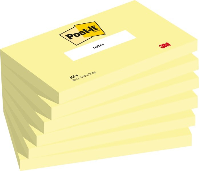 Foglietti Post-it Note - 76x127 mm - Giallo Canary