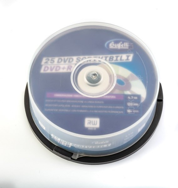 Buffetti - DVD+R - 4,7 GB - spindle da 25 - Silver