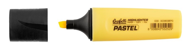 Evidenziatore pastello - colore giallo