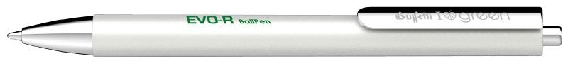 Penna a sfera a scatto I love green - EVO-R - colore Nero