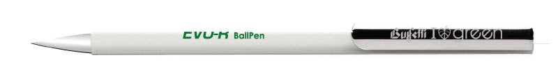 Penna a sfera a scatto I love green - EVO-R - colore Nero