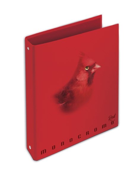 Cartella ad Anelli A4 Monocromo Red 4 Anelli 27X32 - Formato 27x32 - Formato anelli 30 mm - Formato utile A4 - Colori assortiti