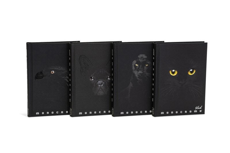 Diario data libera 12 mesi 320 pagine Monocromo Black