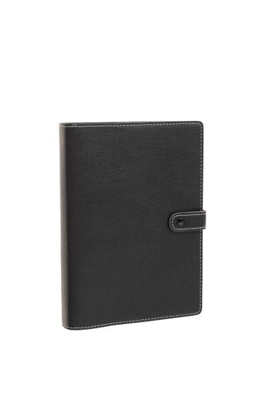 Agenda giornaliera 12 mesi blocco mobile - 2024 - 14,5x20,5 cm - sab/dom divisi - nero