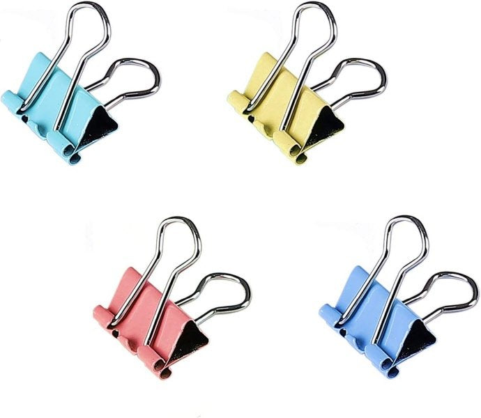 Molle double clip - 25 mm - colori assortiti