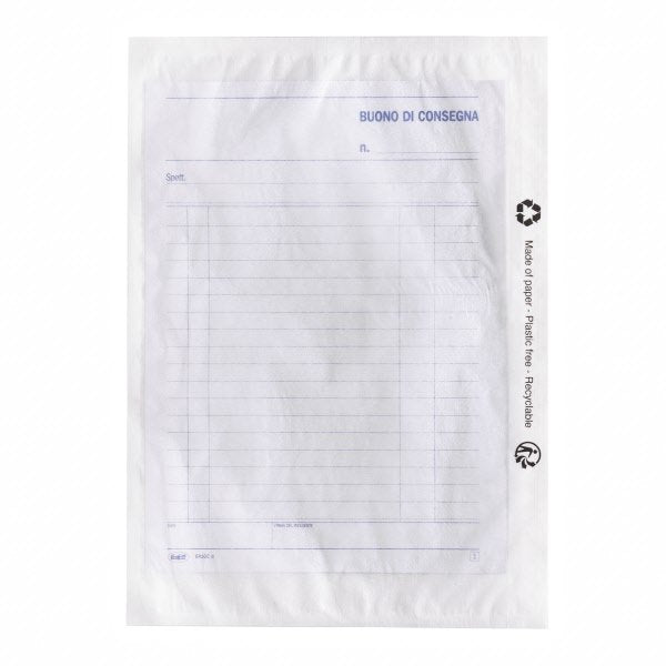 Buste adesive neutre per documenti postali - 235x175 mm - conf. 100 pz.