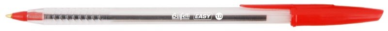 Penna a sfera Easy - tratto medio - colore rosso