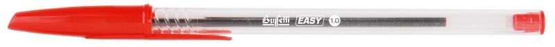 Penna a sfera Easy - tratto medio - colore rosso
